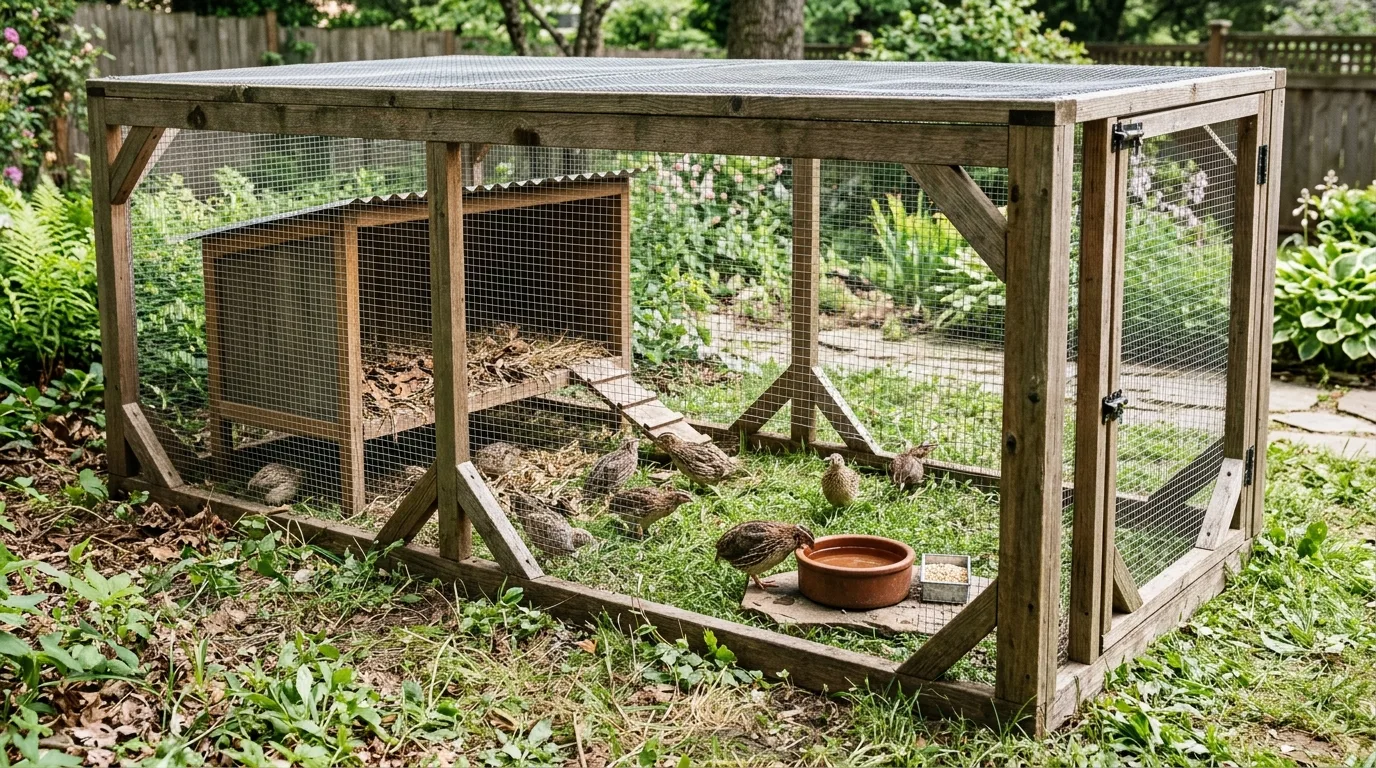 11 Quail Enclosure Ideas for a Safe Habitat